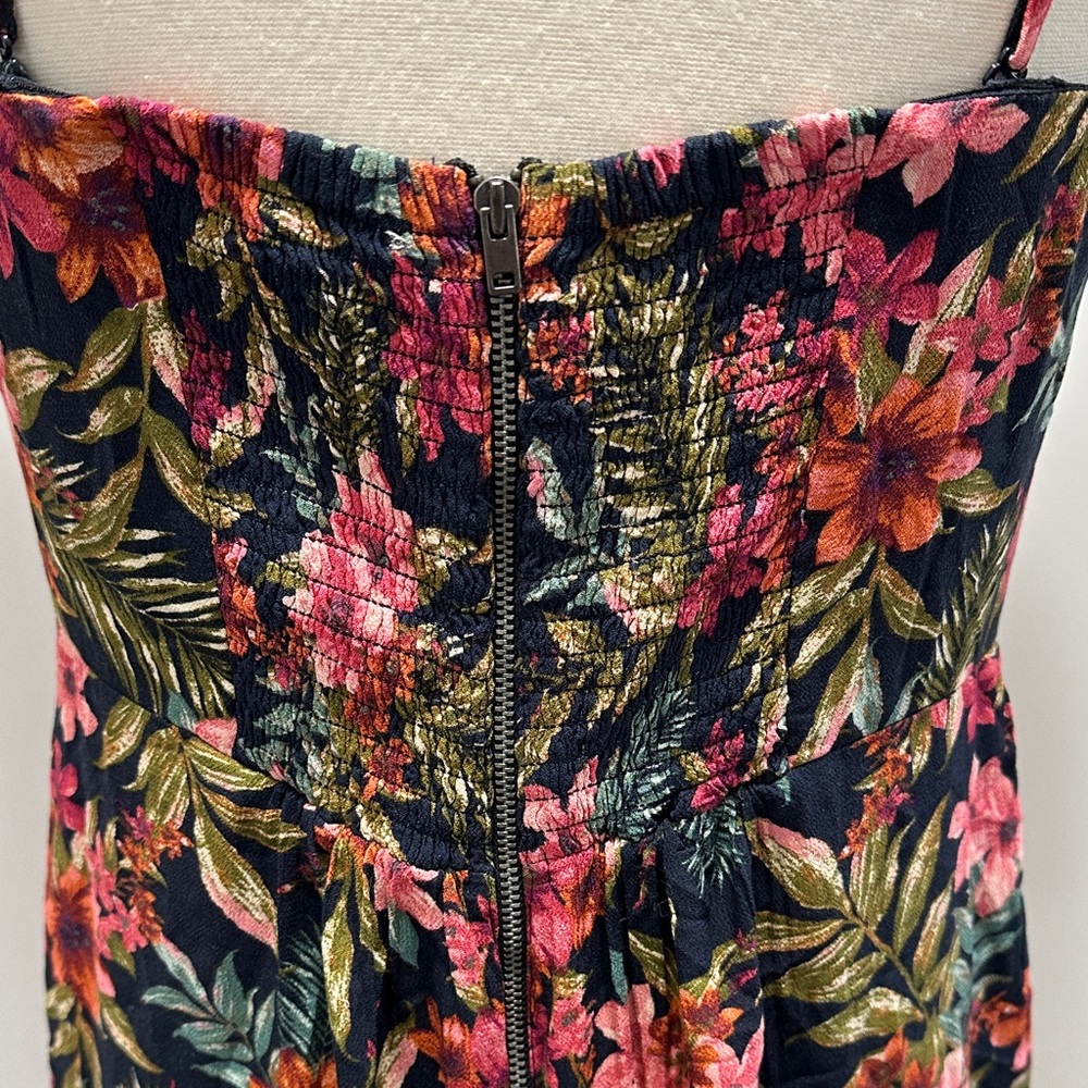 American Eagle Outfitters Floral Jumpsuit - Black and Pink - Picture 5 of 13